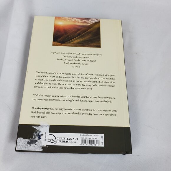 New Beginnings 366 Daily Devotions Inspired By Gods Love and Compassion Hardback - Picture 6 of 11